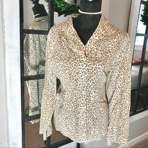 Chico’s size 3 no iron button down